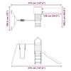 vidaXL Dětsk&eacute; hři&scaron;tě na zahradu masivn&iacute; dřevo douglasky