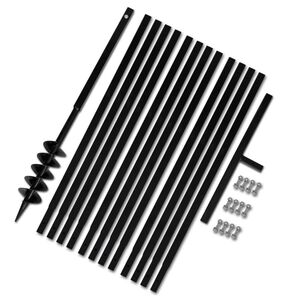 Zemn&iacute; vrt&aacute;k s rukojet&iacute; 100 mm, s n&aacute;stavci 13 m, ocel