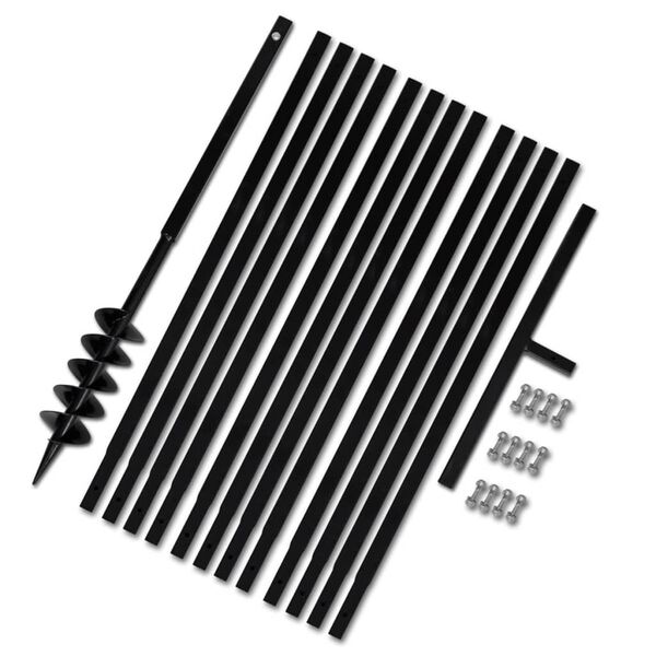 Zemn&iacute; vrt&aacute;k s rukojet&iacute; 100 mm, s n&aacute;stavci 13 m, ocel