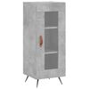 vidaXL Skř&iacute;ň highboard betonově &scaron;ed&aacute; 34,5x34x180 cm kompozitn&iacute; dřevo