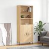 vidaXL Skř&iacute;ň highboard dub sonoma 69,5 x 34 x 180 cm kompozitn&iacute; dřevo