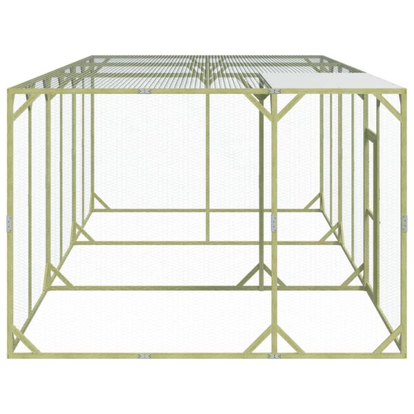 vidaXL Kurn&iacute;k 600x300x200 cm impregnovan&eacute; masivn&iacute; borov&eacute; dřevo