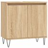 vidaXL Koupelnov&aacute; skř&iacute;ňka dub sonoma 58 x 33 x 60 cm kompozitn&iacute; dřevo