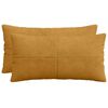 vidaXL Povlak na pol&scaron;t&aacute;ř 2 pcs ALMELO Žlut&aacute; 40 x 80 cm man&scaron;estr