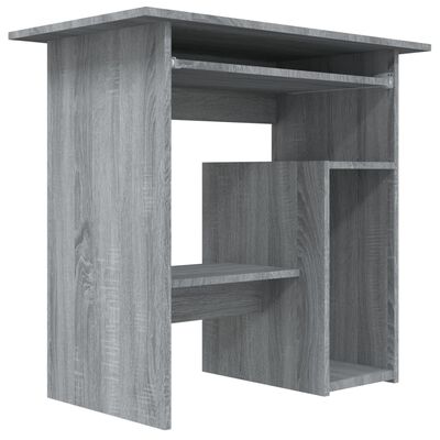 vidaXL Psací stůl šedý sonoma 80 x 45 x 74 cm kompozitní dřevo