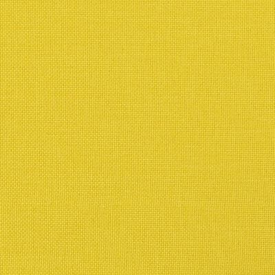 vidaXL Masážní křeslo světle žluté textil