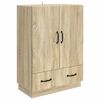 vidaXL Serv&iacute;rovac&iacute; skř&iacute;ň Dub sonoma 66 x 34,5 x 92 cm Kompozitn&iacute; dřevo