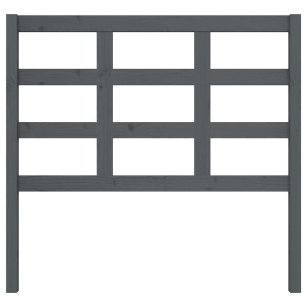 vidaXL Čelo postele &scaron;ed&eacute; 105,5 x 4 x 100 cm masivn&iacute; borovice