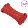 vidaXL Lodn&iacute; lano červen&eacute; 4 mm 500 m polypropylen