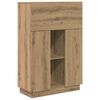 vidaXL Stůl Artisanov&yacute; dub kompozitn&iacute; dřevo 71,5 x 31,5 x 106,5 cm