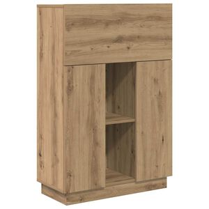 vidaXL Stůl Artisanov&yacute; dub Kompozitn&iacute; dřevo 71,5 x 31,5 x 106,5 cm