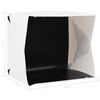 vidaXL Skládací LED softbox pro foto studio 40 x 34 x 37 cm plast bílý