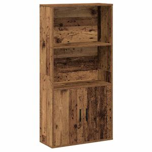 vidaXL Knihovna old wood 60x24x120 cm kompozitn&iacute; dřevo