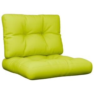 vidaXL Podu&scaron;ky na palety 2 ks jasně zelen&eacute; textil
