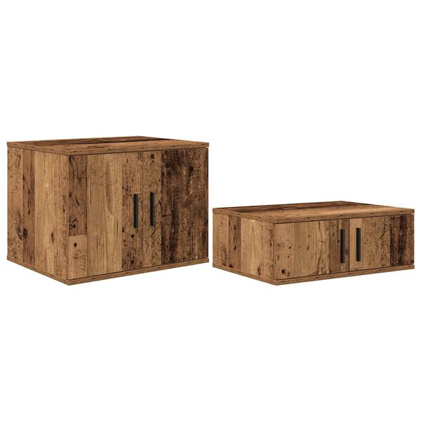 vidaXL &Uacute;ložn&aacute; skř&iacute;ňka 2 pcs Star&eacute; dřevo 108 x 41 x 40 cm