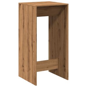 vidaXL Barov&yacute; stůl dub artisan 51 x 50 x 103,5 cm kompozitn&iacute; dřevo