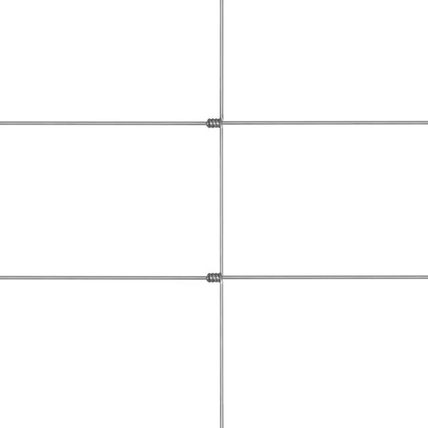 vidaXL Zahradn&iacute; plot pozinkovan&aacute; ocel 50 x 1,5 m stř&iacute;brn&yacute;