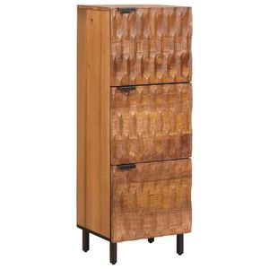 vidaXL Vysok&yacute; bufet Ak&aacute;tov&aacute; hněd&aacute; povrchov&aacute; &uacute;prava 40 x 33 x 110 cm