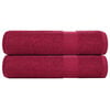 vidaXL osu&scaron;ky FROGN 2 ks Bordeaux 70x140 cm 360 gsm