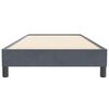 vidaXL Postel Box Spring bez matrace tmavě &scaron;ed&aacute; 100x220 cm samet
