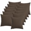 vidaXL Odhazovac&iacute; pol&scaron;t&aacute;ř 12 ks HEERLEN Taupe 40 x 40 cm Textil