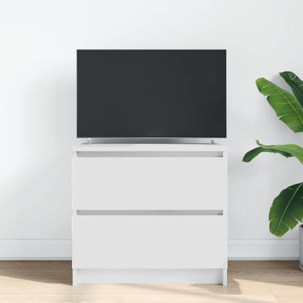 vidaXL TV skř&iacute;ňka b&iacute;l&aacute; 60x35x54 cm kompozitn&iacute; dřevo