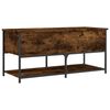 vidaXL &Uacute;ložn&aacute; lavice kouřov&yacute; dub 100 x 42,5 x 47 cm kompozitn&iacute; dřevo