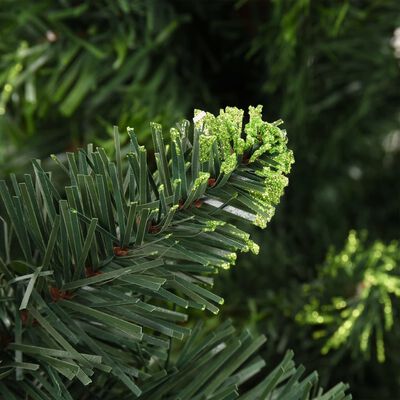 vidaXL Umělý vánoční stromek s LED a sadou koulí zelený 150 cm
