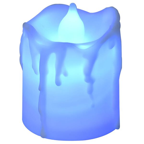 vidaXL Bezplamenn&eacute; elektrick&eacute; čajov&eacute; sv&iacute;čky LED 100 ks barevn&eacute;