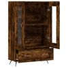 vidaXL Skř&iacute;ň highboard kouřov&yacute; dub 69,5 x 31 x 115 cm kompozitn&iacute; dřevo