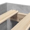 vidaXL Rám postele betonově šedý 75 x 190 cm kompozitní dřevo