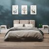 vidaXL Nočn&iacute; stolky 2 ks b&iacute;l&eacute; 60 x 34 x 51 cm masivn&iacute; borov&eacute; dřevo