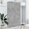 vidaXL Knihovna betonově &scaron;ed&aacute; 82,5 x 30,5 x 150 cm kompozitn&iacute; dřevo