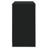 vidaXL Příborník černý 70x41x75 cm kompozitní dřevo