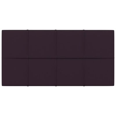 vidaXL Nástěnné panely 12 ks fialové 60 x 30 cm textil 2,16 m²