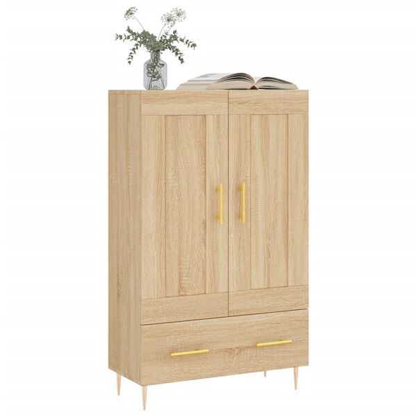 vidaXL Skř&iacute;ň highboard dub sonoma 69,5 x 31 x 115 cm kompozitn&iacute; dřevo