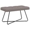 vidaXL Lavice s knofl&iacute;kov&yacute;m pro&scaron;&iacute;v&aacute;n&iacute;m Taupe 80 x 40 x 46 cm Textil