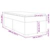 vidaXL Box spring postel s matrac&iacute; světle &scaron;ed&aacute; 100x200 cm samet