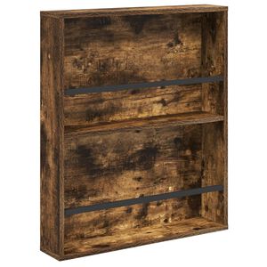 vidaXL Reg&aacute;l na časopisy Kouřov&yacute; dub 60 x 12 x 70 cm Kompozitn&iacute; dřevo
