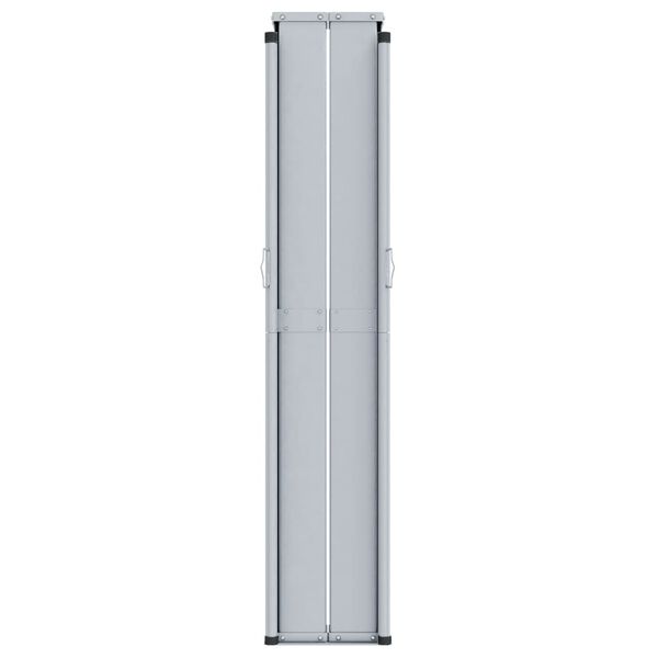 vidaXL Zatahovací boční markýza hnědá 160 x 1 000 cm