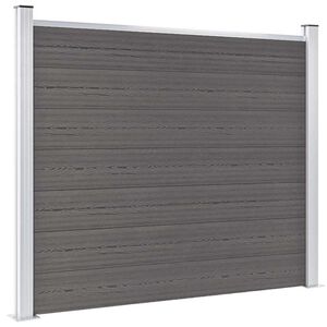 vidaXL Plotov&yacute; d&iacute;lec WPC 180 x 146 cm &scaron;ed&yacute;