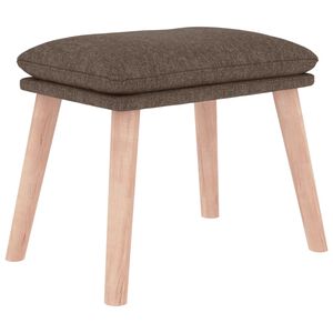 vidaXL Podnožka taupe 45 x 29,5 x 35 cm textil