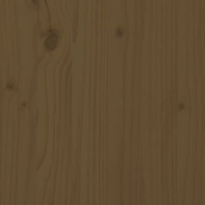 vidaXL Příborník medově hnědý 65,5 x 40 x 75 cm masivní borové dřevo