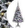 vidaXL Uměl&yacute; v&aacute;nočn&iacute; stromeček B&iacute;l&aacute; 150 cm PVC, ocel a plast