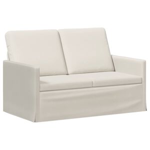 vidaXL Pohovka pro 2 osoby Kr&eacute;mov&aacute; 130 x 81 x 82 cm Samet
