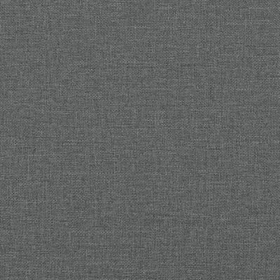 vidaXL Rozkládací pohovka ve tvaru L tmavě šedá 260x140x70 cm textil