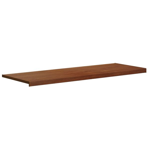 vidaXL Parapet okna Hněd&eacute; dřevo 120 x 50 x 4,5 cm PVC