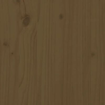 vidaXL Truhlík s policí medově hnědý 82,5x82,5x81 cm masivní borovice