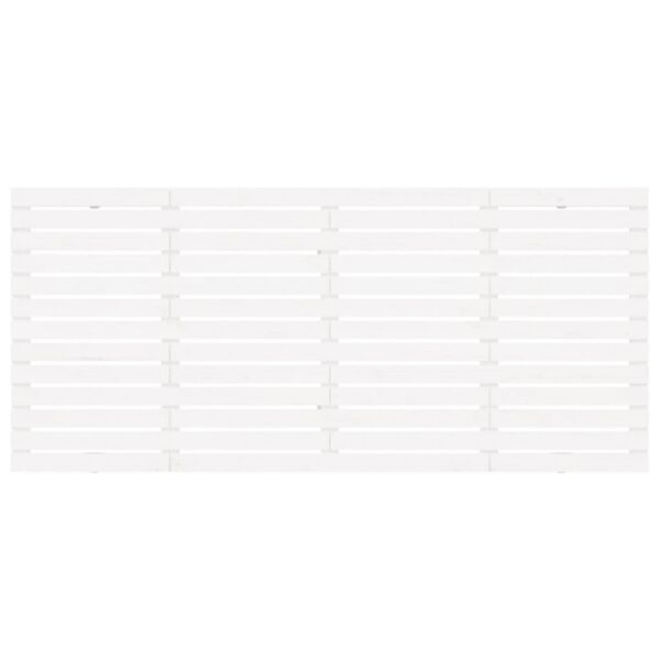 vidaXL N&aacute;stěnn&eacute; čelo postele b&iacute;l&eacute; 186x3x91,5 cm masivn&iacute; borov&eacute; dřevo