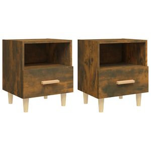 vidaXL Nočn&iacute; stolky 2 ks kouřov&yacute; dub 40 x 35 x 47 cm